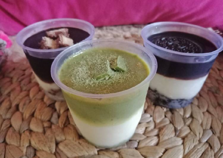 Resep Dessert Cup (Oreo, Green Tea &amp; Beng-Beng) | Bahan Membuat Dessert Cup (Oreo, Green Tea &amp; Beng-Beng) Yang Bisa Manjain Lidah
