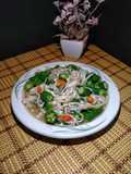 Tumis Bendi Dan Cendawan Enoki