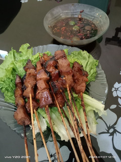 Foto resep Sate Lidah Sapi Sambal Kecap