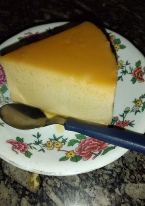 Una foto de Flan de café☕