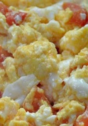 Una foto de Huevos con queso