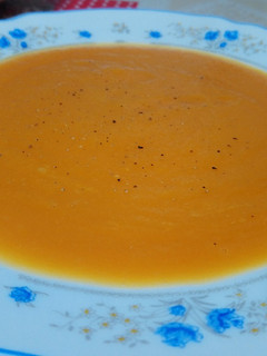 Una foto de Crema de calabaza