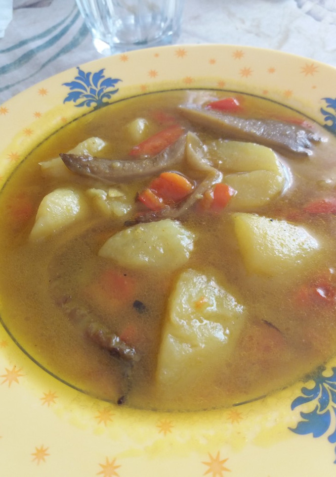 Una foto de Estofado vegano a la canela🍲