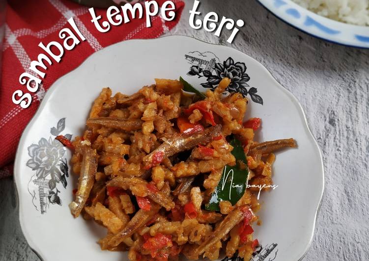 Resep Sambal tempe teri Anti Gagal