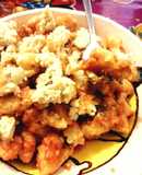 Ñoquis de arroz y coliflor