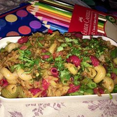 A picture of Vegetables macroni.