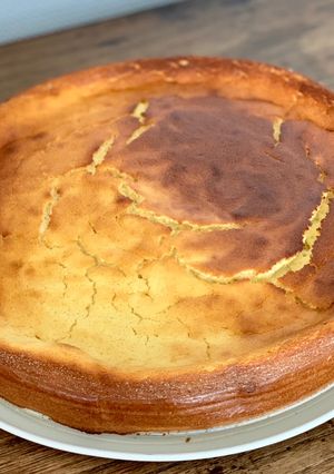 Une photo de Gâteau léger au fromage blanc