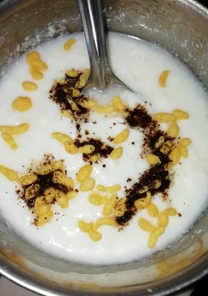 A picture of Boondi raita.