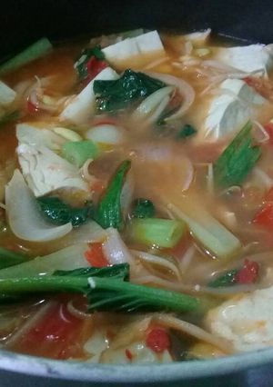 Foto resep Sundubu Jjigae (Sup tahu Pedas Korea)