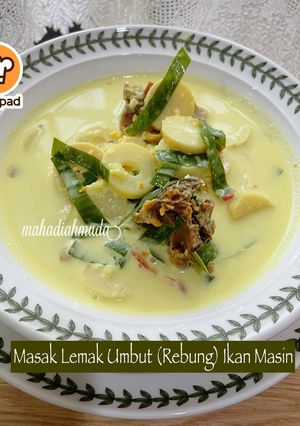 Gambar 👩🍳Masak Lemak Umbut (Rebung) Ikan Masin
