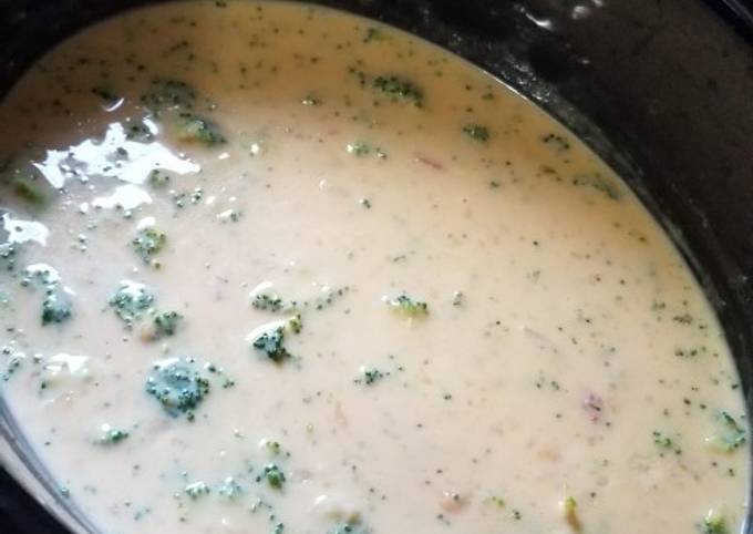 Steps to Make Favorite Fiesta Nacho Cheesy Broccoli Soup