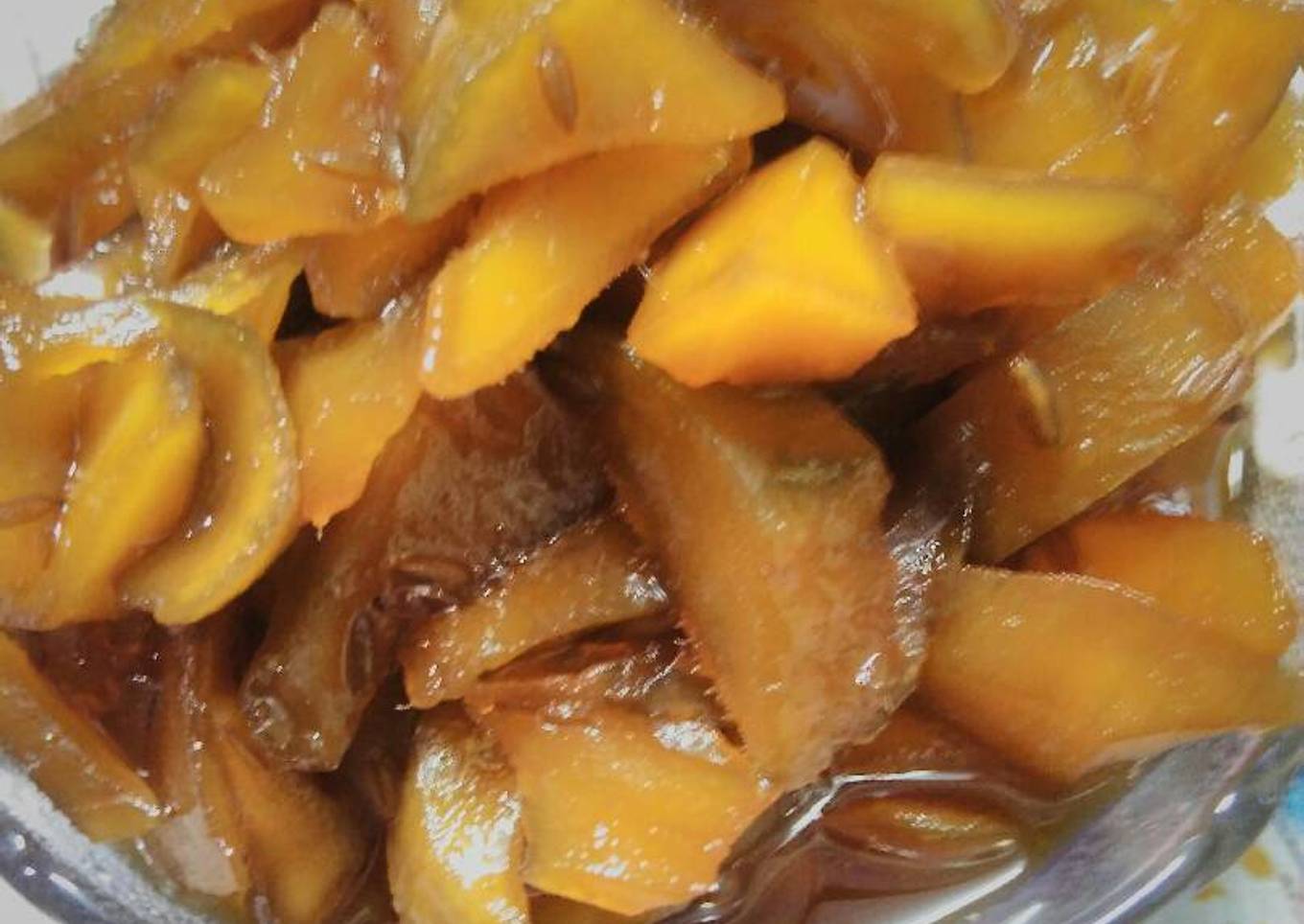 Sour, sweet mango pickle