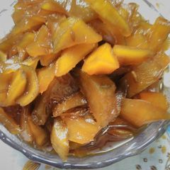 A picture of Sour, sweet mango pickle.