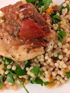 A picture of Vitality Israeli Couscous Chicken.