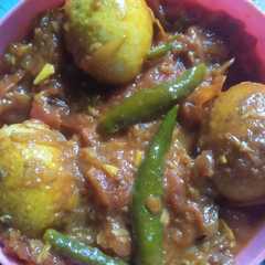 ডিম কষা রেসিপির প্রধান ছবি