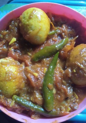 ডিম কষা রেসিপির প্রধান ছবি