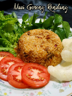 Foto resep Nasi Goreng Rendang Simpel