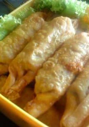 Foto resep Pangsit Goreng isi Sayur Ebi