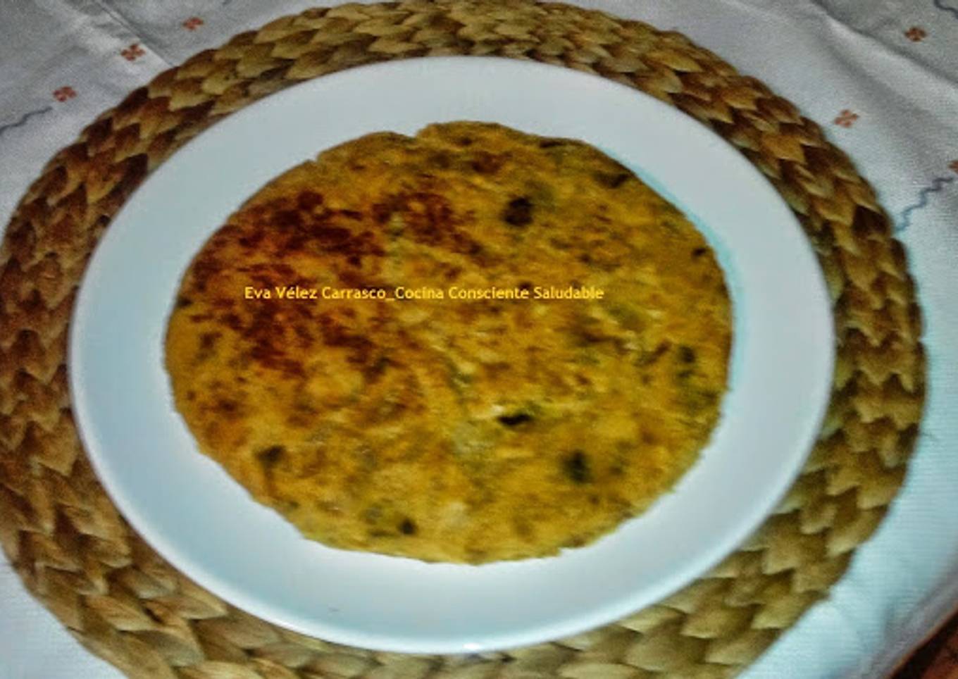 Tortillas de lentejas rojas