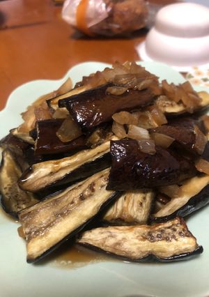 Hình của món Cà tím rim (món mới đang thử nghiệm :)) ).