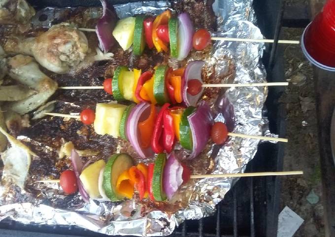 Sweet Vegetable Shish Kabobs