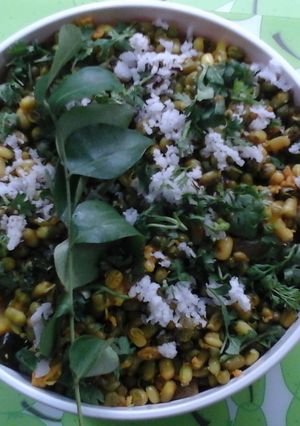 A picture of Cherupayar Mulappichathu Thoran (Green Gram Sprouts Dry).