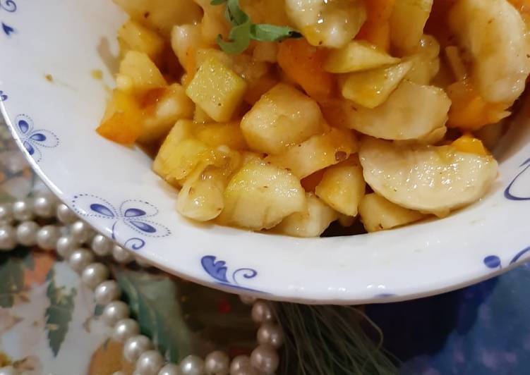 Recipe of Speedy Mango fruit chaat Ramadan special aftari with Huma kitchen