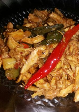 Foto resep Ayam Suir Pedas Praktis