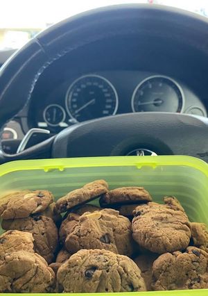 A picture of Chocolate Chip Cookies with Convection Oven.