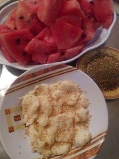 صورة لوصفة جبنة بيضاء مقليه بالسمسم 😋
