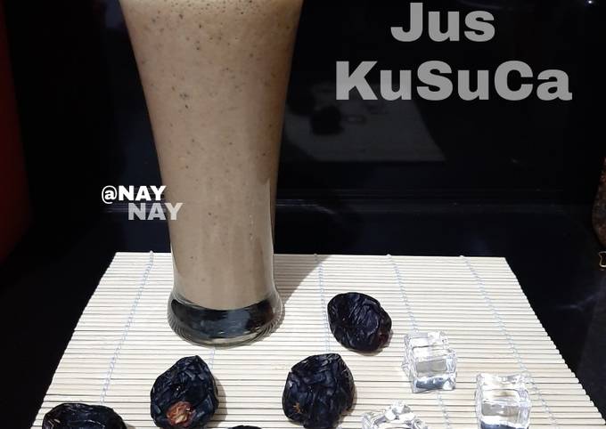 How to Prepare Appetizing Jus KuSuCa (Kurma Susu Caramel)