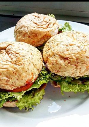 Foto resep Menu diet burger gandum