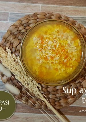 Foto resep MPASI 9+ menu lengkap - Sup Ayam Telur