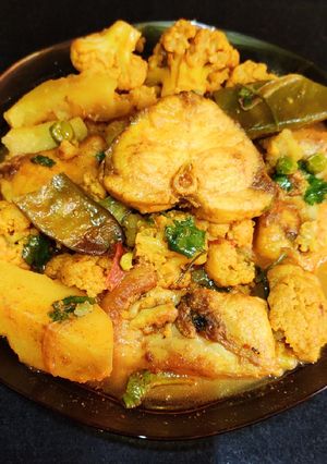 সবজি মাছ (sabji mach recipe in Bengali) রেসিপির প্রধান ছবি