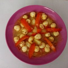 A picture of Makhana allo sabzi (Navratri vrat special).