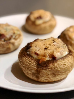 Una foto de Champiñones rellenos