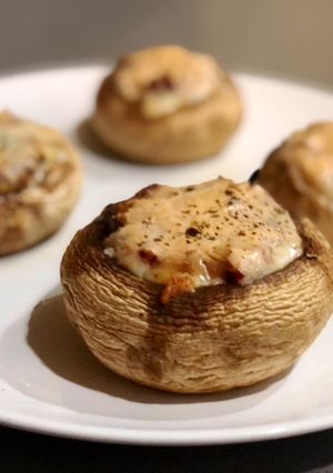 Una foto de Champiñones rellenos