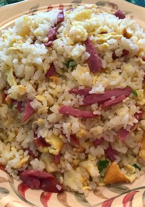 A picture of Kids Favorite- Hot Dog Fried Rice.