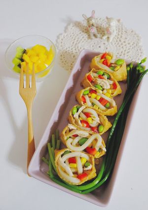 烏龍肉絲冷麵豆皮版 的食譜成品照片
