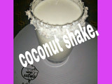 Coconut milk shake
