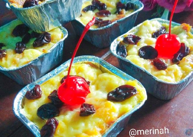 Resep Puding Roti Tawar Kukus Oleh Merinah - Cookpad