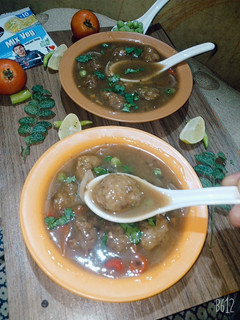 A picture of Leftover Radish manchurian soup.