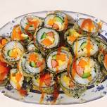 Hình của món Kimbap chiên.