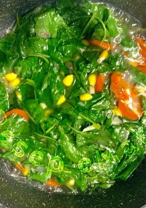 Foto resep Sayur Bayam #simpel #menusimpel