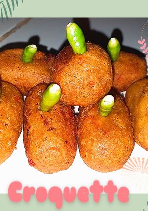 Foto resep Croquette (No potato, no egg)