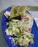CENA SENCILLA!! PAN Árabe RELLENO CON ENSALADA CÉSAR