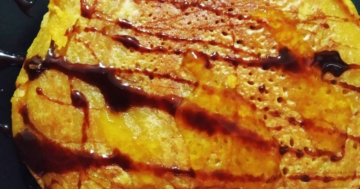 मँगो पॅनकेक (mango pancake recipe in marathi) रेसिपी Swara Chavan