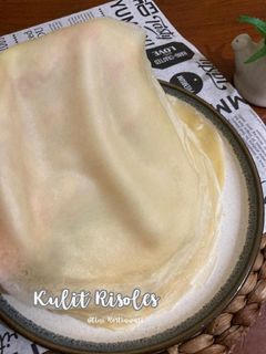 Foto resep Kulit Risoles Lentur, Halus dan tidak Mudah Sobek