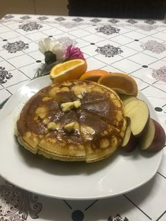صورة لوصفة بان كيك 🌺
