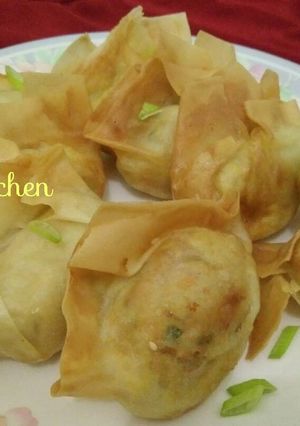 Foto resep Pangsit Goreng Jumbo (ayam)